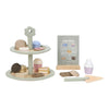 Cake Stand in Legno Verde - Wooden étagère Green Essentials