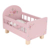 Lettino per Bambole in Legno Rosa - Wooden Doll Bed Pink Essentials