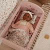 Lettino per Bambole in Legno Rosa - Wooden Doll Bed Pink Essentials