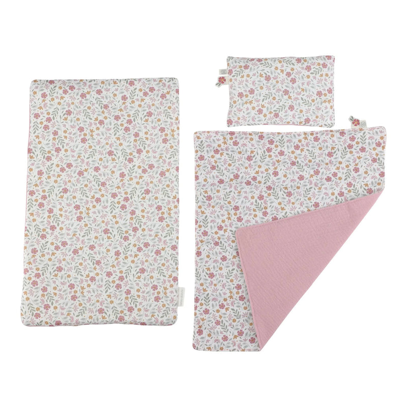 Lettino per Bambole in Legno Rosa - Wooden Doll Bed Pink Essentials