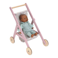 Little Dutch | Passeggino in Legno per Bambole Rosa | LD2518