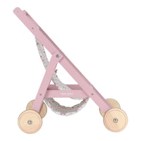 Little Dutch | Passeggino in Legno per Bambole Rosa | LD2518