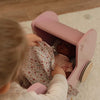 Carrozzina per Bambole in Legno Rosa - Wooden Doll Pram Pink Essentials