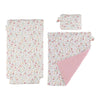 Carrozzina per Bambole in Legno Rosa - Wooden Doll Pram Pink Essentials