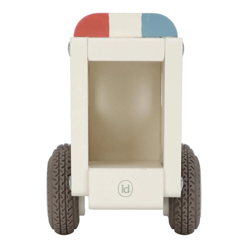 Ambulanza in Legno - Wooden Ambulance White Essentials (LD2527)