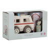 Ambulanza in Legno - Wooden Ambulance White Essentials (LD2527)
