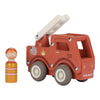 Camion dei Pompieri con Personaggio in Legno - Wooden Fire Truck Red Essentials (LD2528)