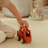 Camion dei Pompieri con Personaggio in Legno - Wooden Fire Truck Red Essentials (LD2528)