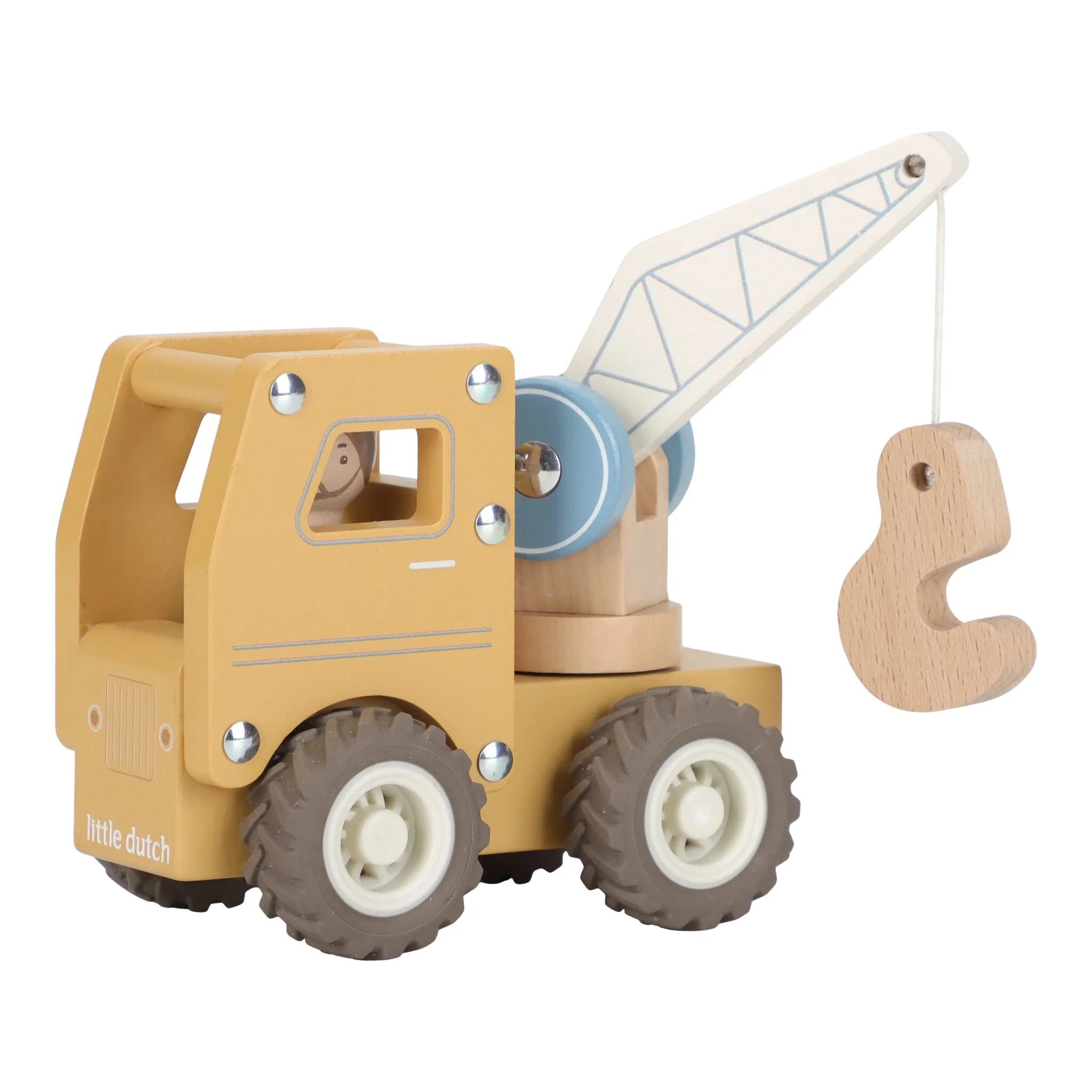 Gru in Legno - Wooden Crane Yellow Essentials (LD2530)