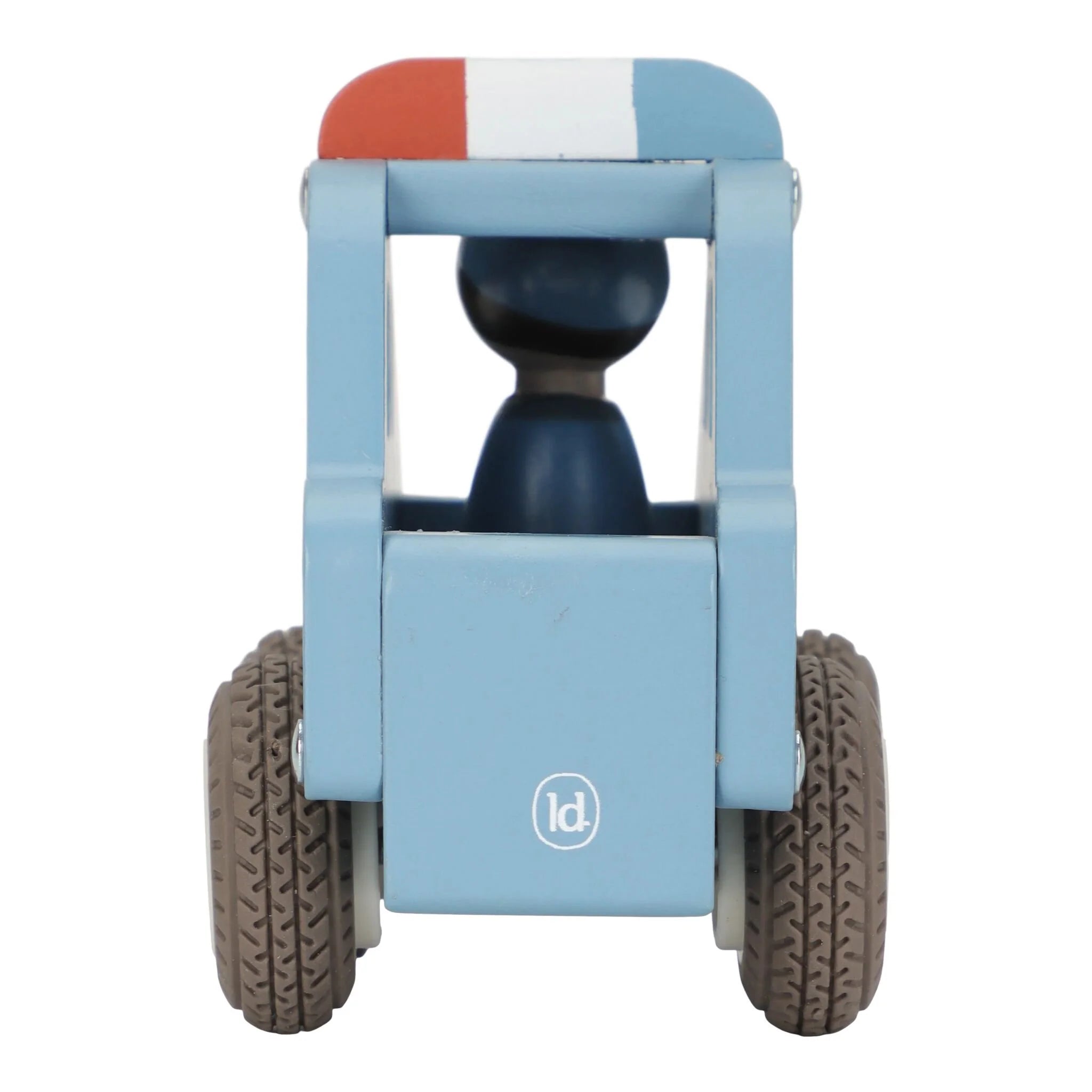 Auto della Polizia in Legno Blu - Wooden Police Car Blue Essentials