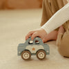 Auto della Polizia in Legno Blu - Wooden Police Car Blue Essentials