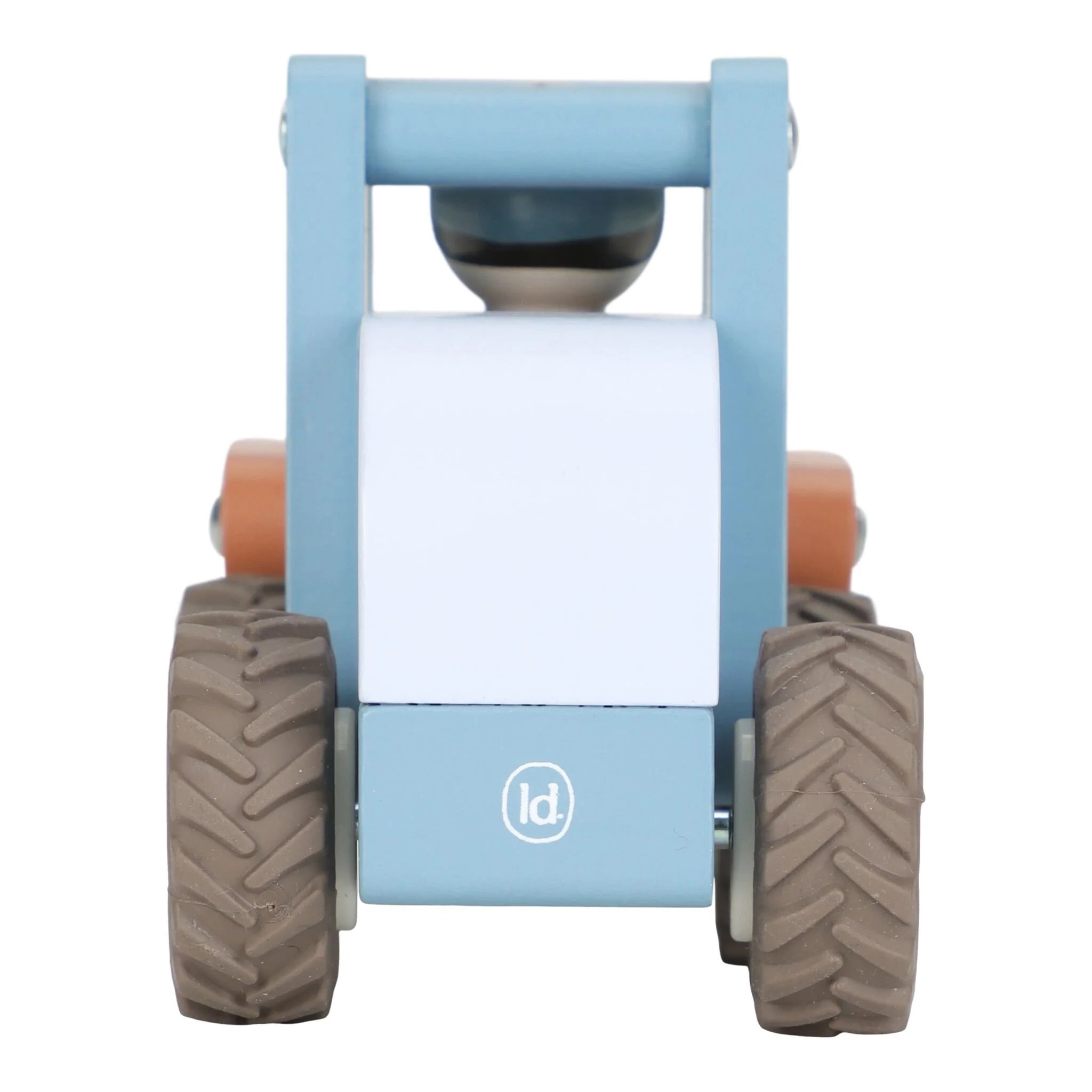 Bulldozer in Legno - Wooden Bulldozer Blue Essentials (LD2532)