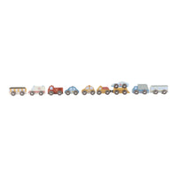 Little Dutch | Set di Veicoli in Legno Multicolore | LD2537