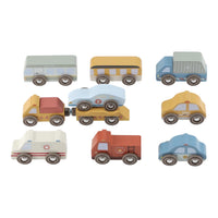 Little Dutch | Set di Veicoli in Legno Multicolore | LD2537