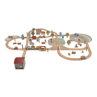 Little Dutch Pista Treni in Legno Stazione Ferroviaria XL - Wooden Train Track XL (LD2540)