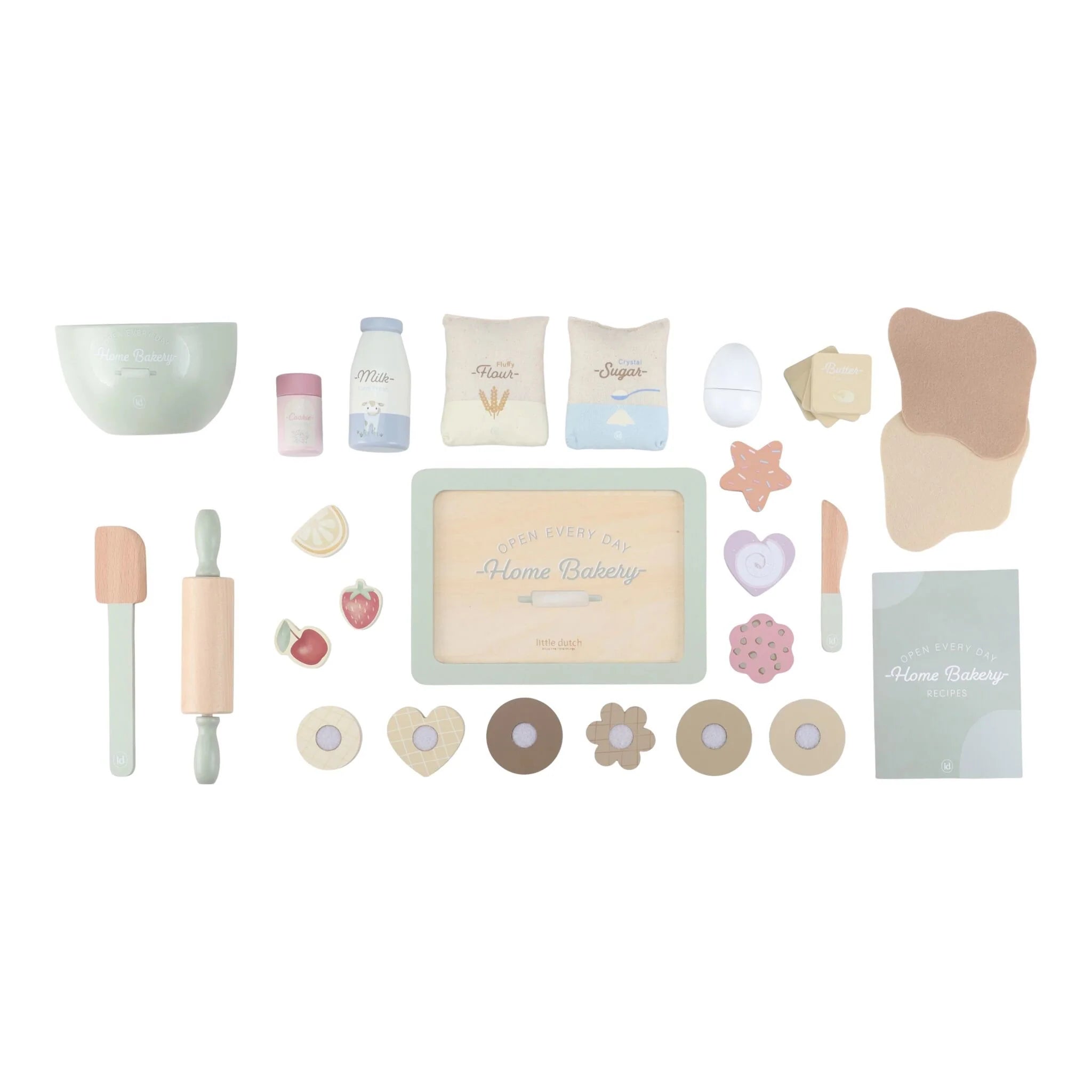Set Pasticceria in Legno - Wooden Baking Set Multicolored Essentials