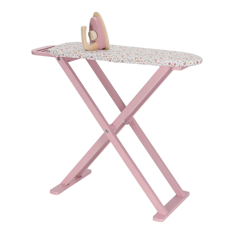 Asse da Stiro in Legno con Ferro da Stiro Rosa - Wooden Ironing Board with Iron Pink (LD2523)