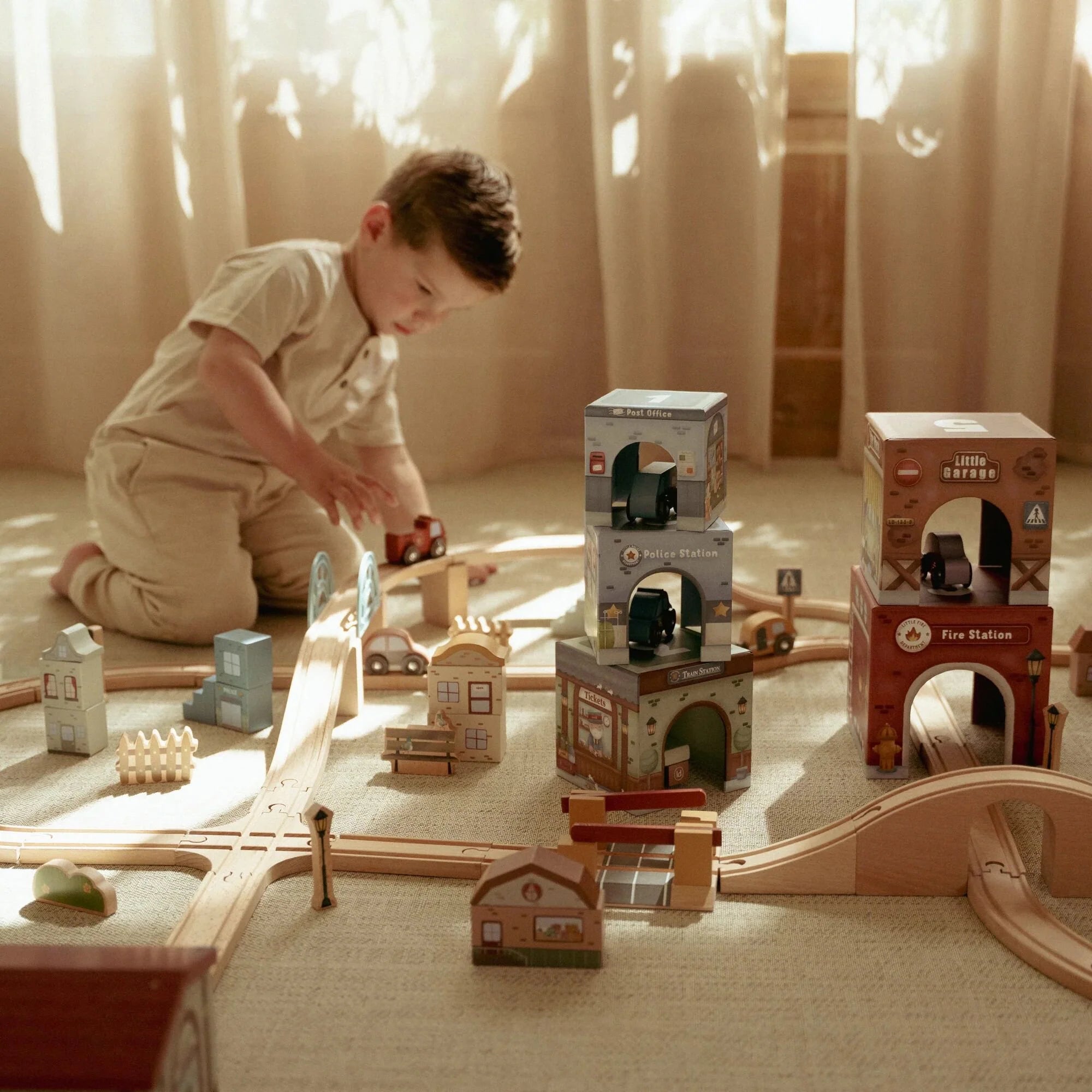 Little Dutch | Torre Impilabile con 6 Auto | LD2525