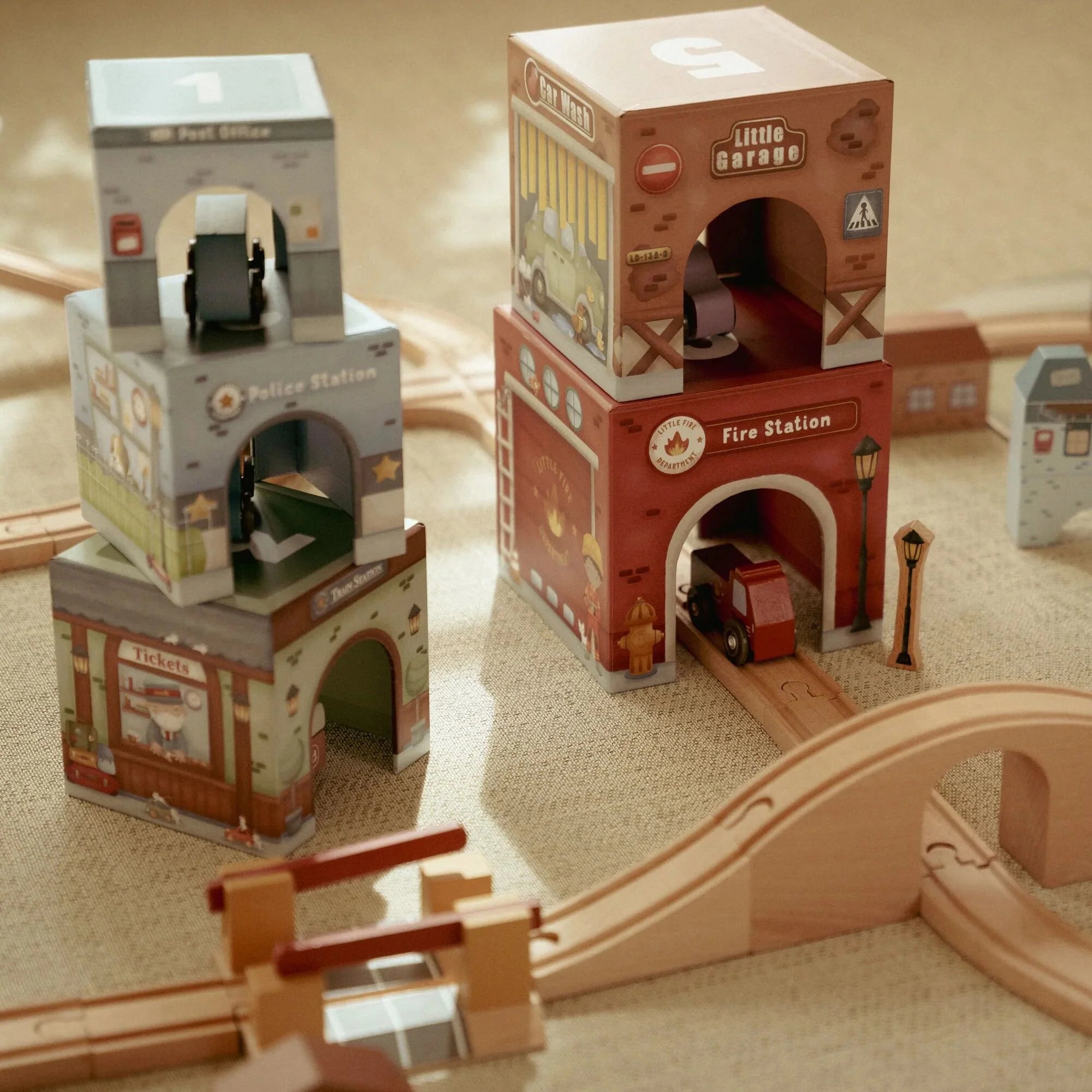 Little Dutch | Torre Impilabile con 6 Auto | LD2525