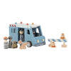 Macchina Furgone della Polizia in Legno Blue - Wooden Police Car Blue Essentials (LD2541)