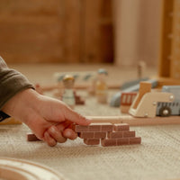 Gru in Legno - Wooden Crane Set Multicolored Train Track
