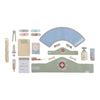 Banco da Veterinario in Legno Verde - Wooden Veterinary Practice Green Essentials (LD2546)