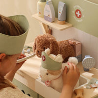 Banco da Veterinario in Legno Verde - Wooden Veterinary Practice Green Essentials (LD2546)