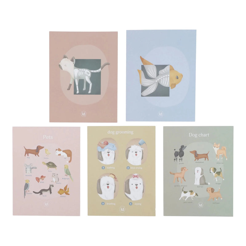 Banco da Veterinario in Legno Verde - Wooden Veterinary Practice Green Essentials (LD2546)