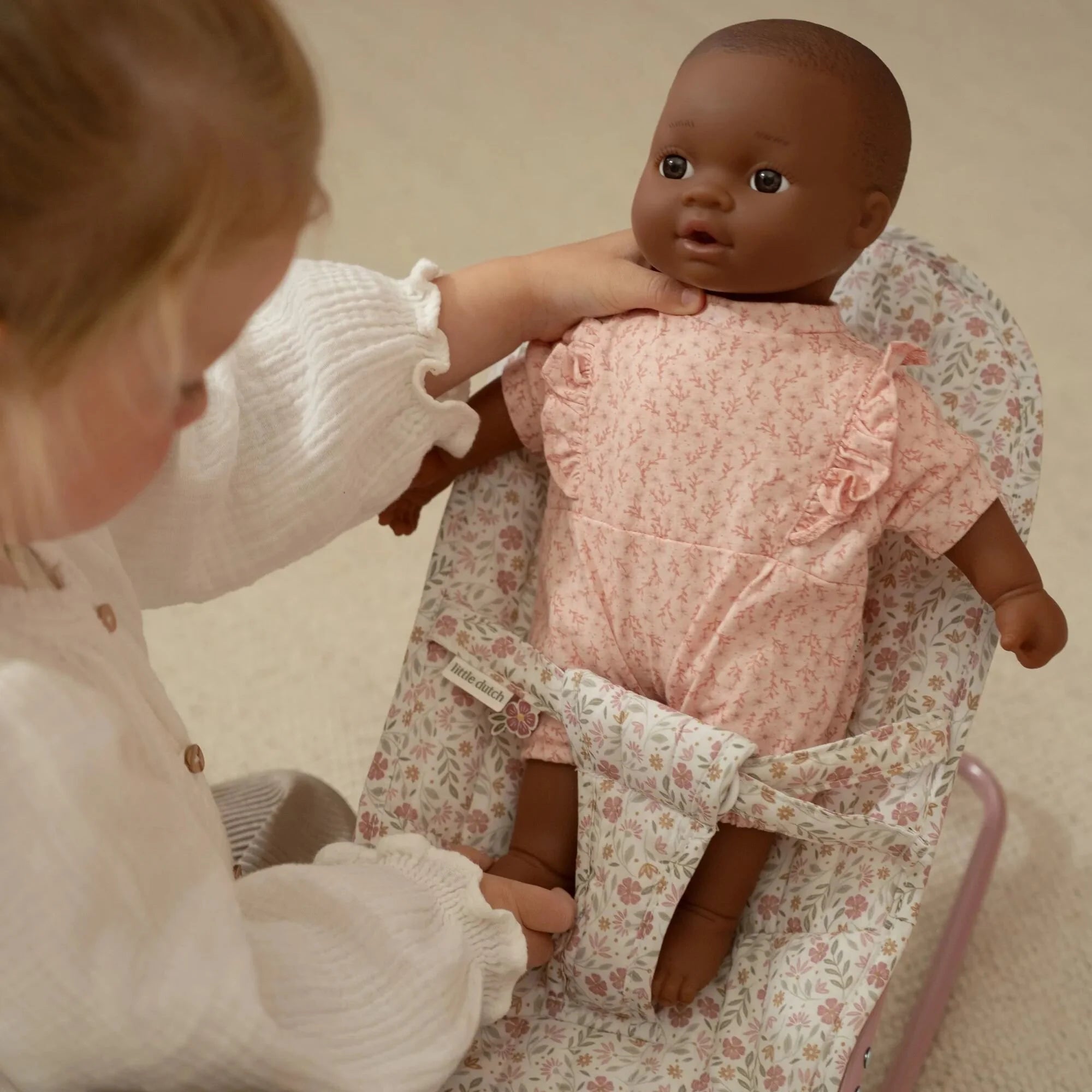 Sdraietta per Bambole - Doll Bouncer Multicolored Essentials Soft Flowers (LD4587)