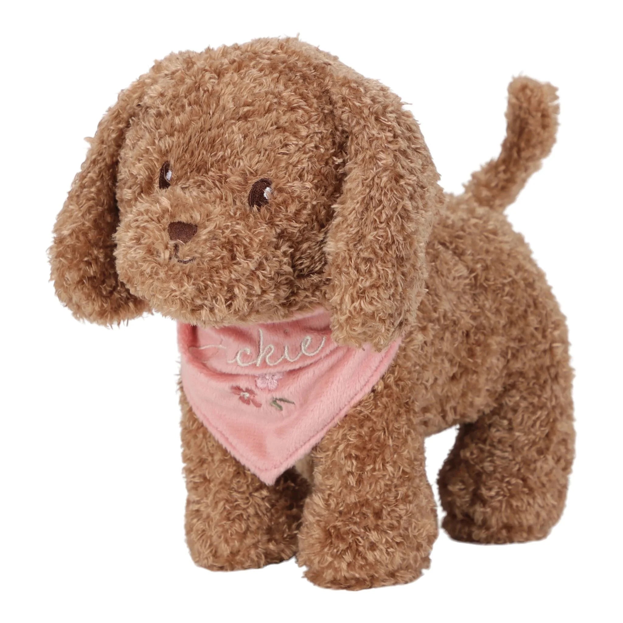 Peluche Cane Jackie con Trasportino - Cuddle Dog Jackie in Bag Multicolored Essentials (LD4518)