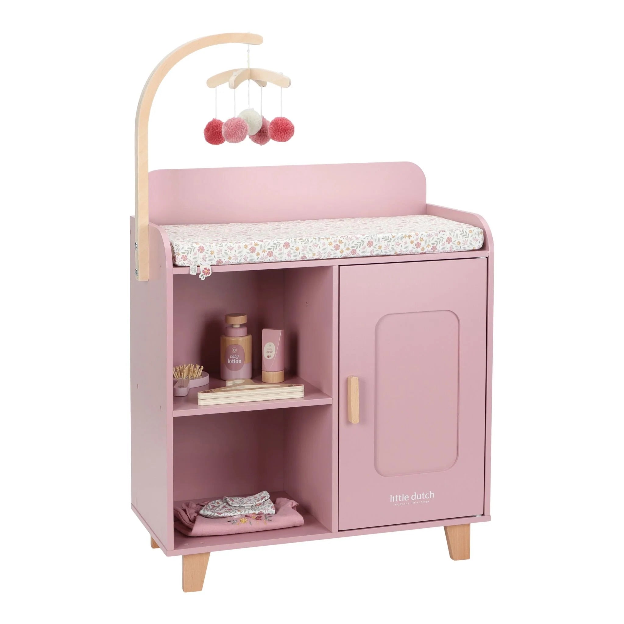 Fasciatoio per Bambole Rosa - Doll Changing Table Pink Essentials