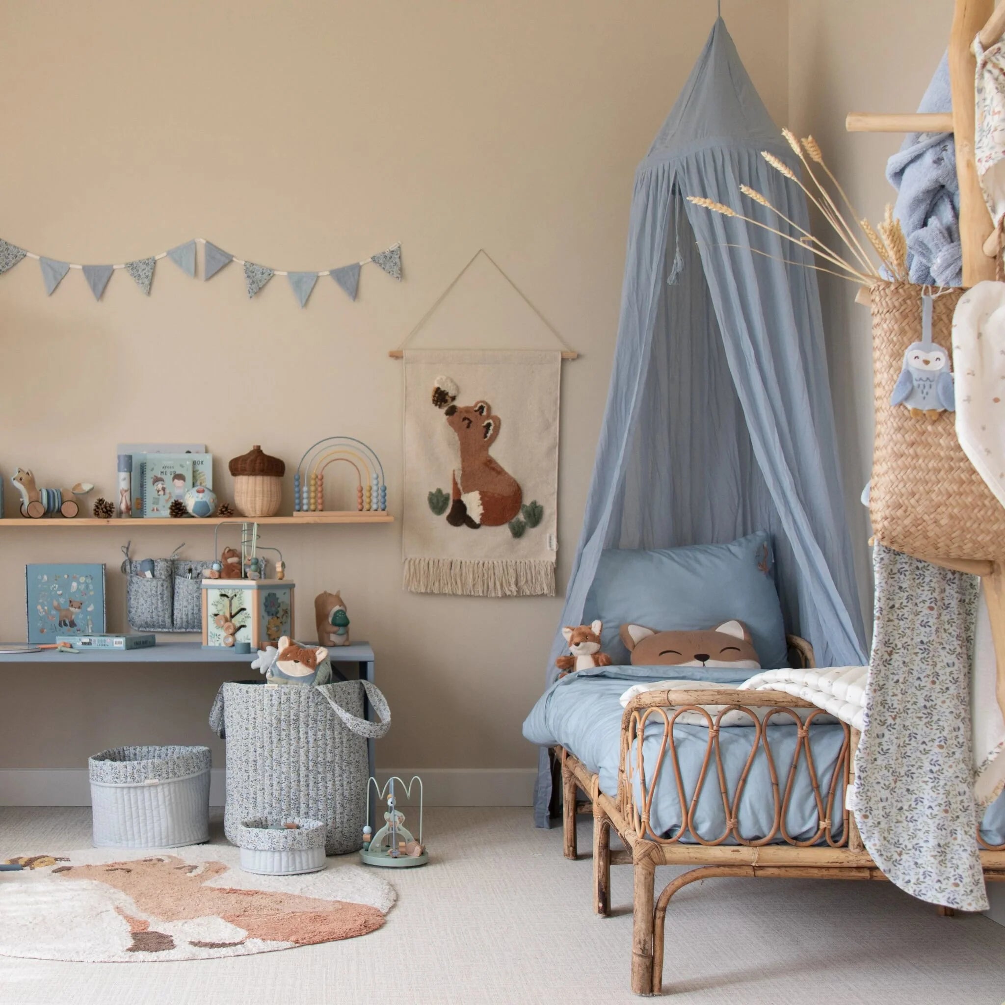 Cuscino Volpe Marrone Forest Friends - Cushion Fox Brown Forest Friends (DE10145030)