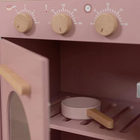 Cucina Rosa Giocattolo in Legno  - Wooden Play Kitchen Pink Essentials (LD2501)