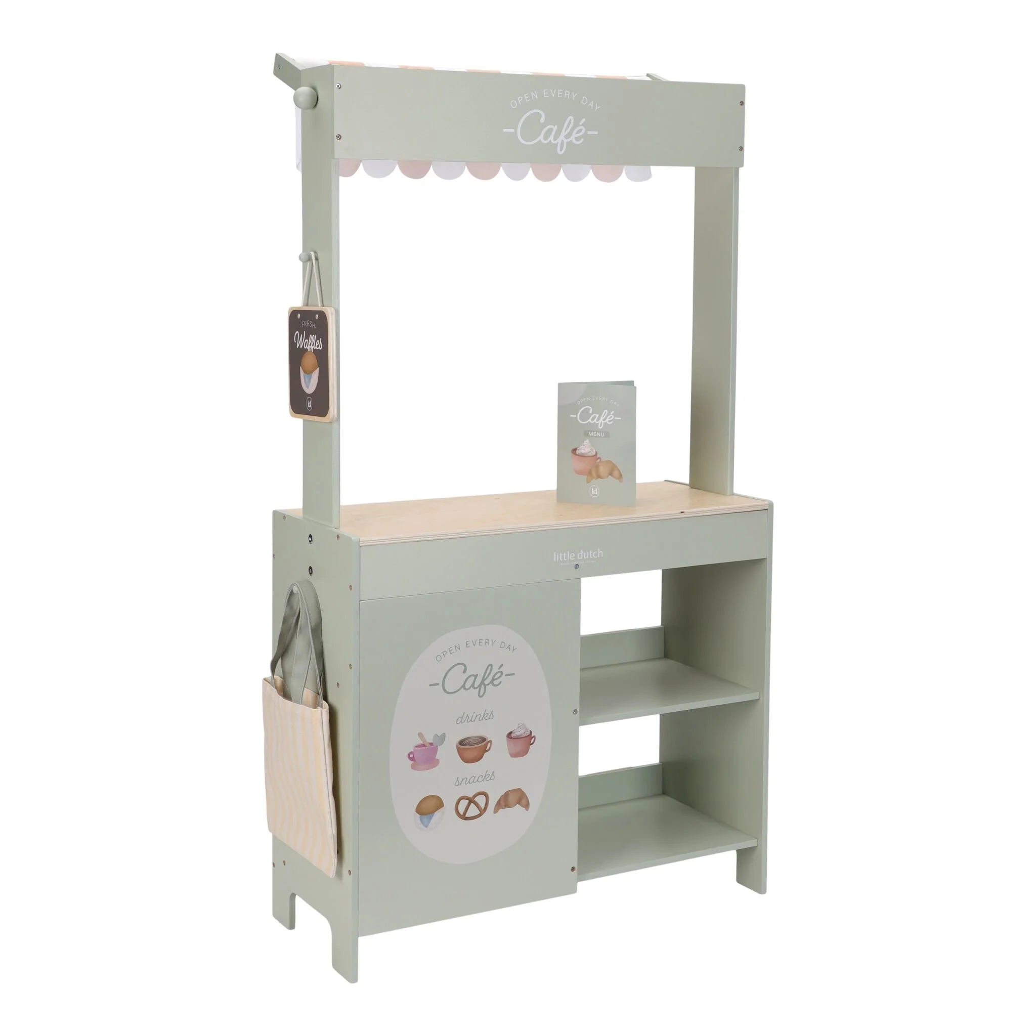 Chiosco Bar Verde - Wooden Market Stall Green Essential
