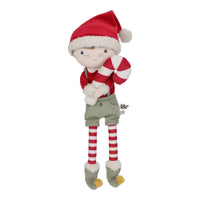 Bambola Elfo di Natale Jim 35 Cm. - Christmas Doll Jim Red Christmas (LD4874)