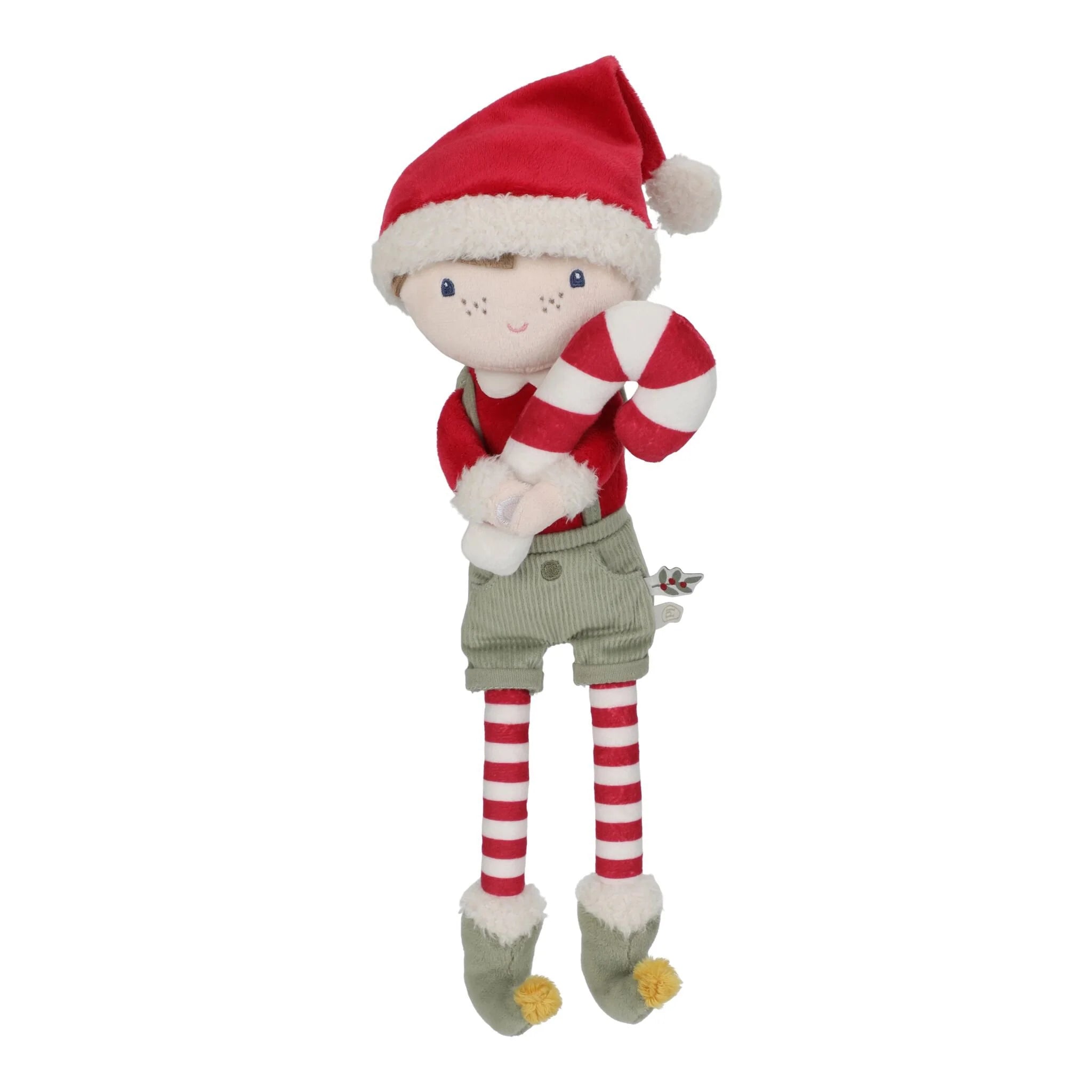 Bambola Elfo di Natale Jim 35 Cm. - Christmas Doll Jim Red Christmas (LD4874)