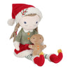 Bambola Elfo di Natale Rosa 35 Cm. - Christmas Doll Rosa Red Christmas (LD4875)