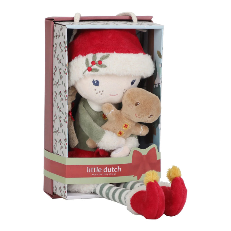 Bambola Elfo di Natale Rosa 35 Cm. - Christmas Doll Rosa Red Christmas (LD4875)