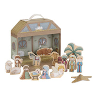Presepe in Legno con Valigetta Little Dutch