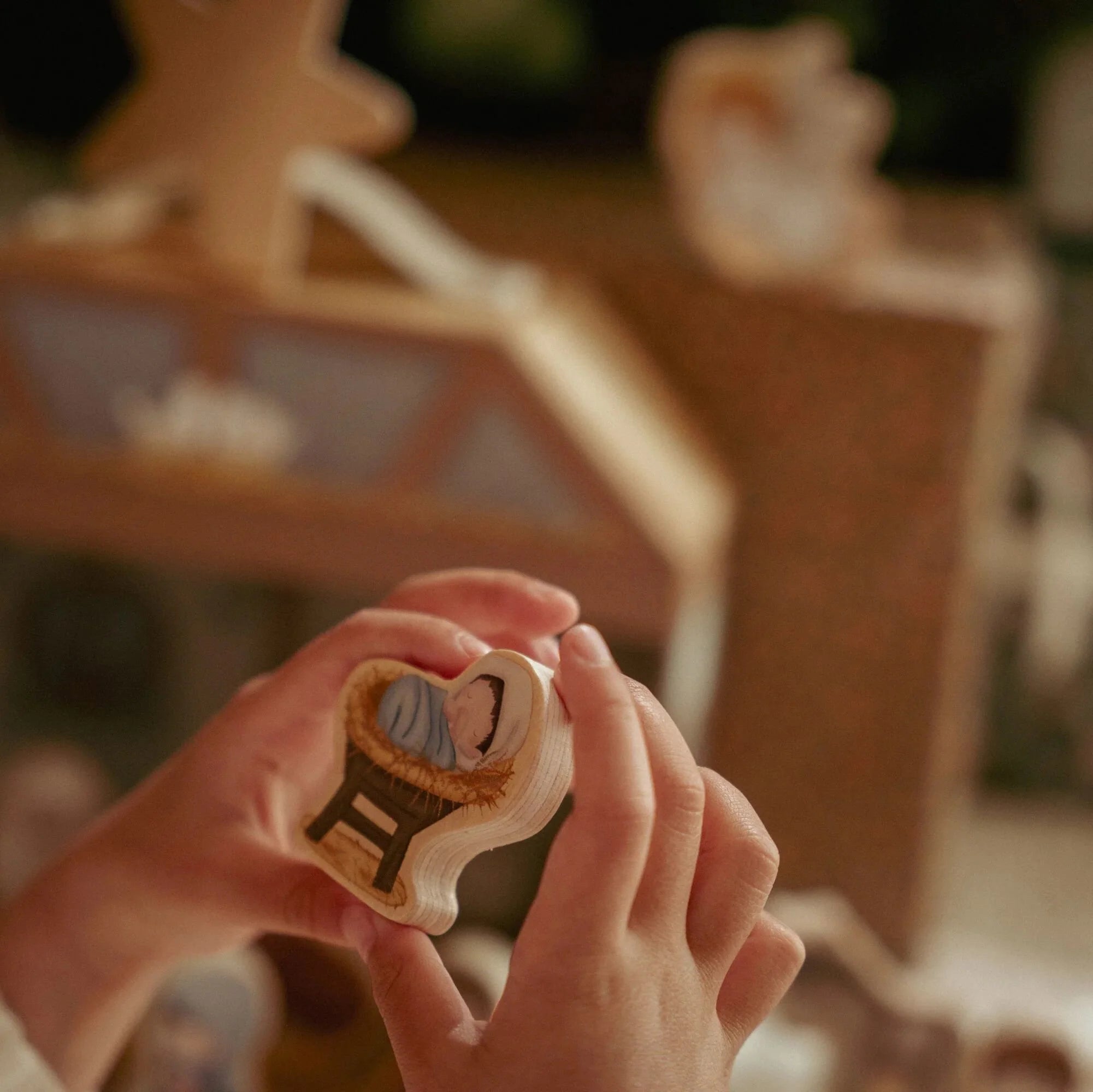 Presepe Natività - Nativity Play Case Green Essentials (LD4879)