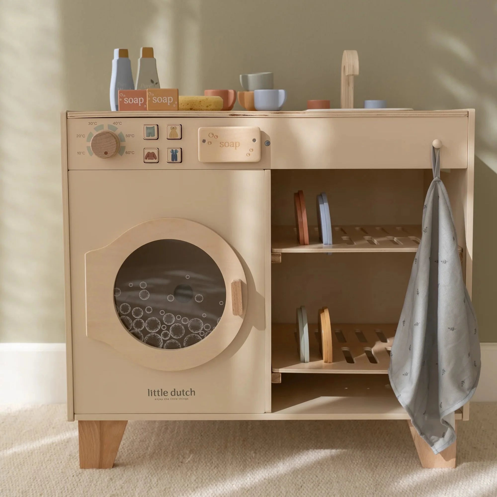 Lavatrice in Legno Edizione Limitata - Wooden Washing Machine Essentials Limited Edition