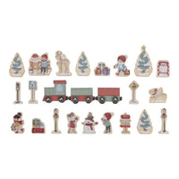Calendario dell'Avvento Set Trenino in Legno - Advent Calendar Train Track Essentials (LD4880)