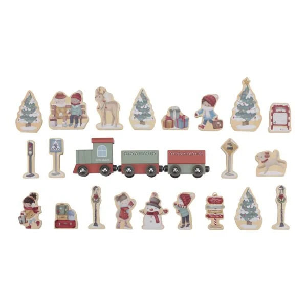 Calendario dell'Avvento con Trenino Little Dutch