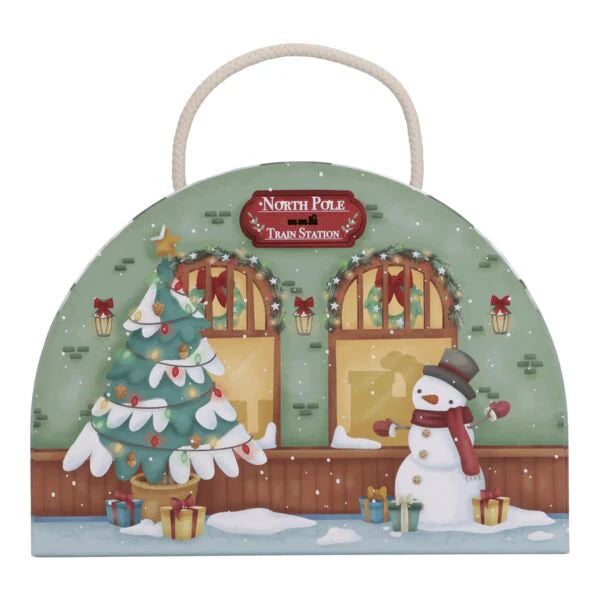 Calendario dell'Avvento Set Trenino in Legno - Advent Calendar Train Track Essentials (LD4880)