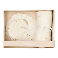 Confezione Regalo Luna e Stelle Moon and Stars Bianca - Gift Box White Newborn Naturals Monn and Stars Little Goose