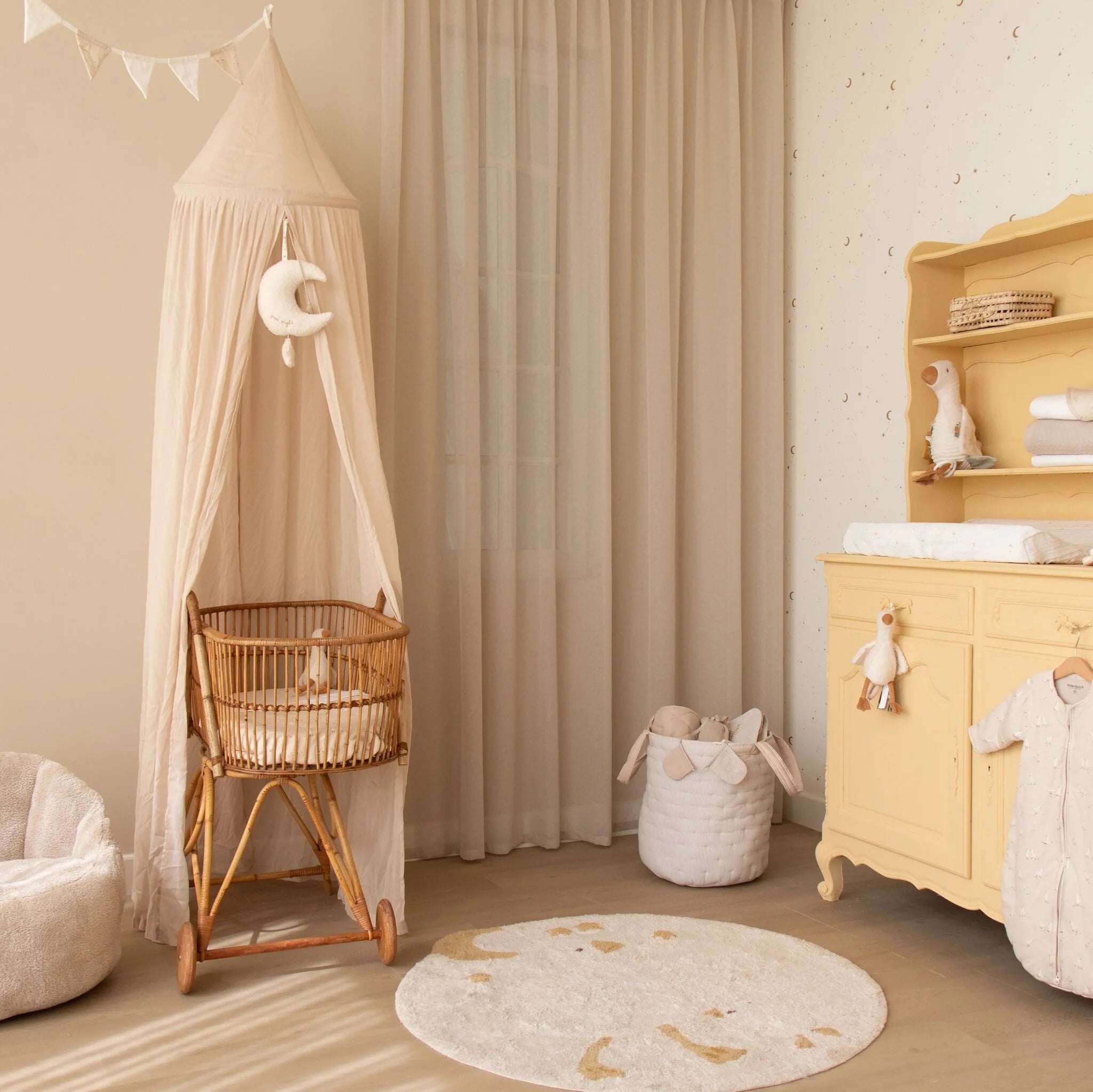 Tappeto Piccola Oca Bianco Little Goose 118 x 80 cm - Rug Round White Little Goose (RU10995032)