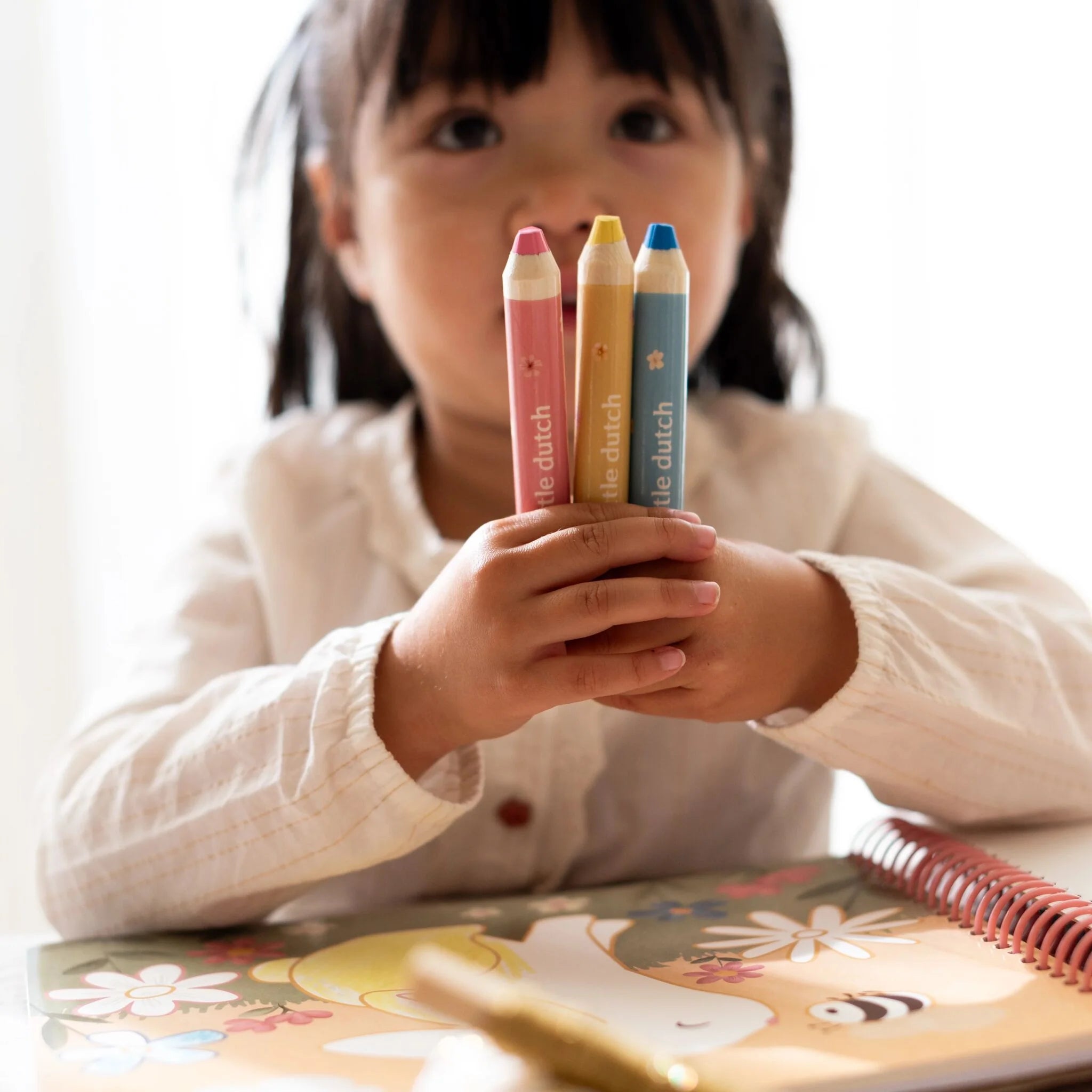 Little Dutch | Libro da Colorare Rosa | 126848