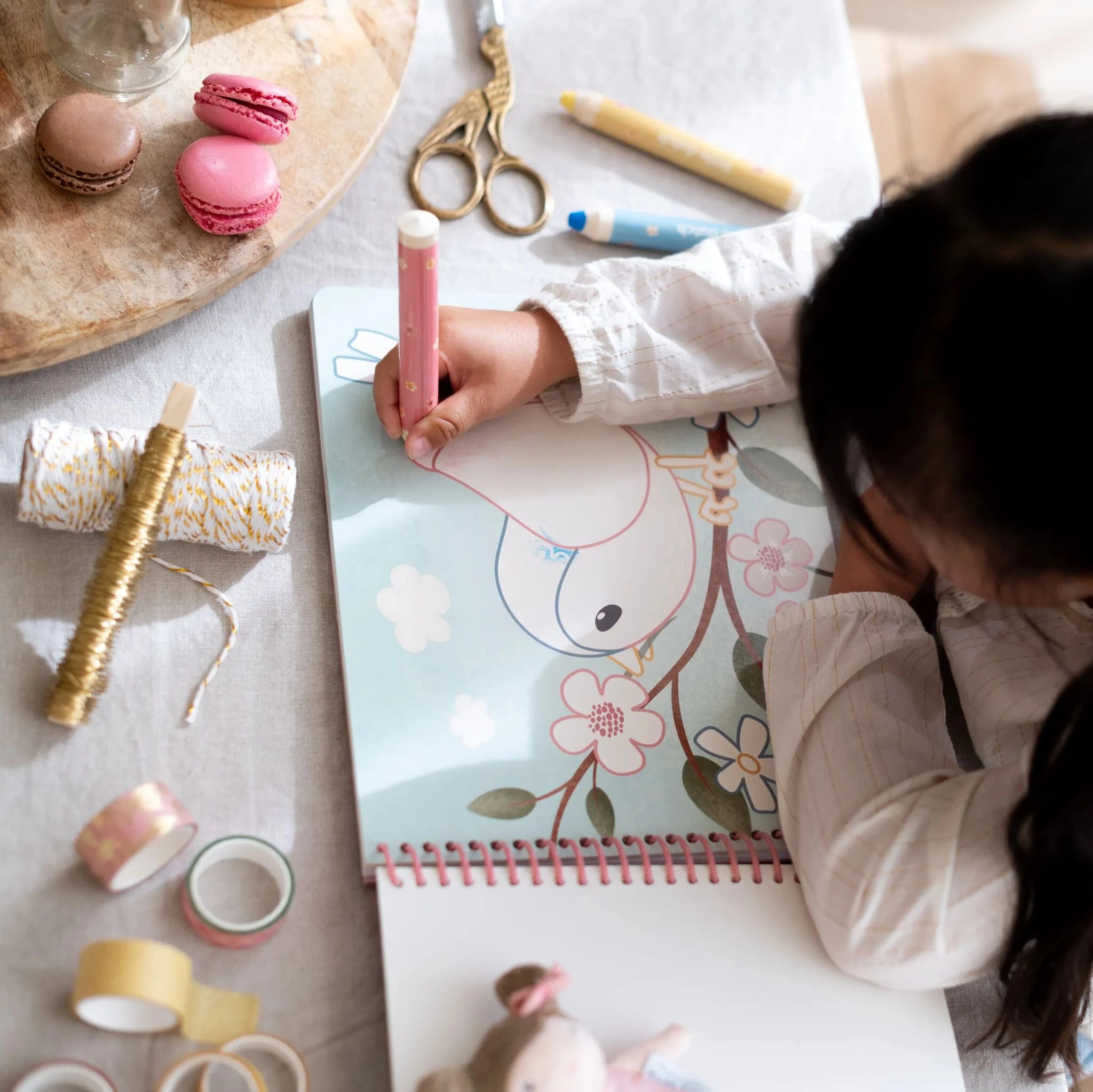 Little Dutch | Libro da Colorare Rosa | 126848