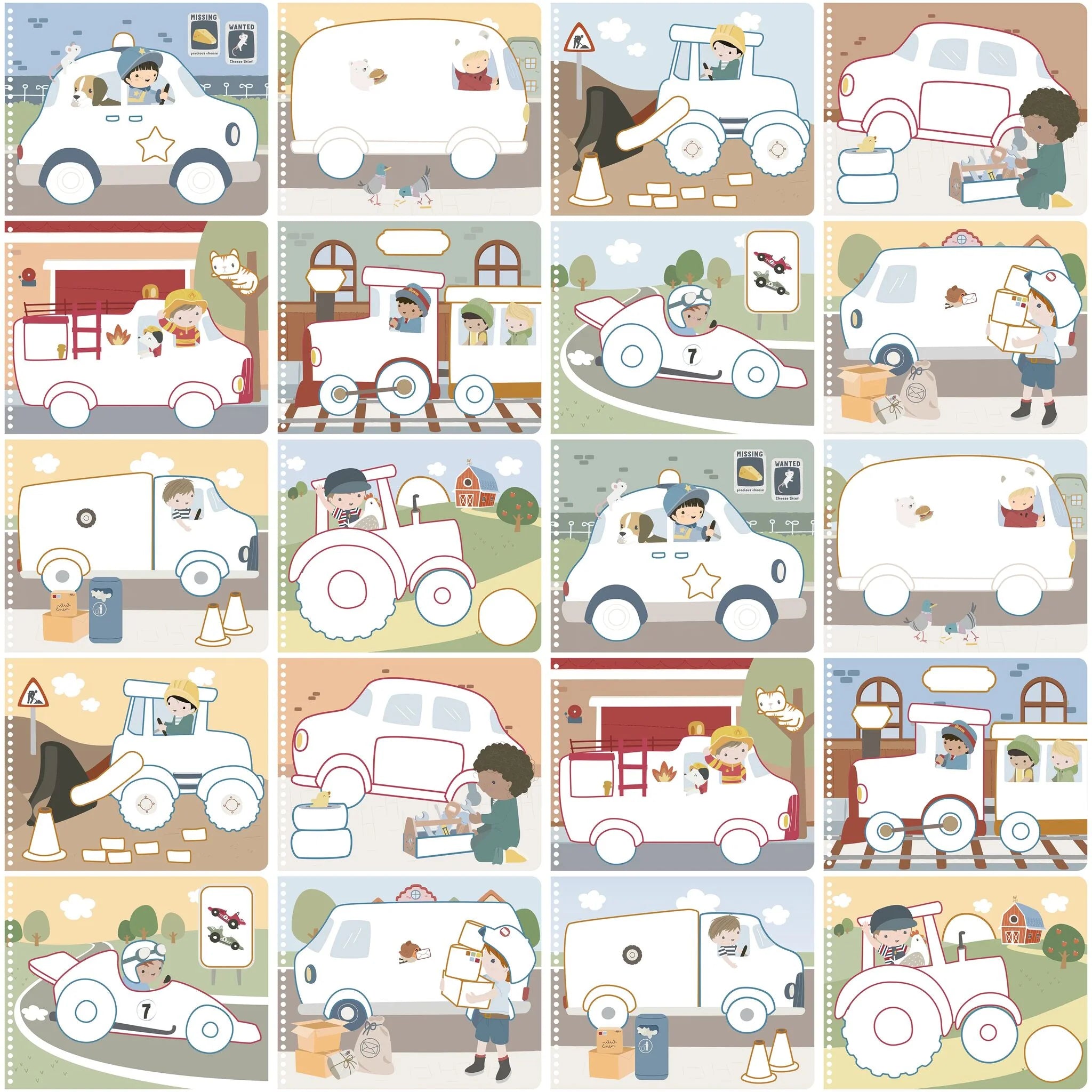 Little Dutch | Libro da Colorare Jim | 126855