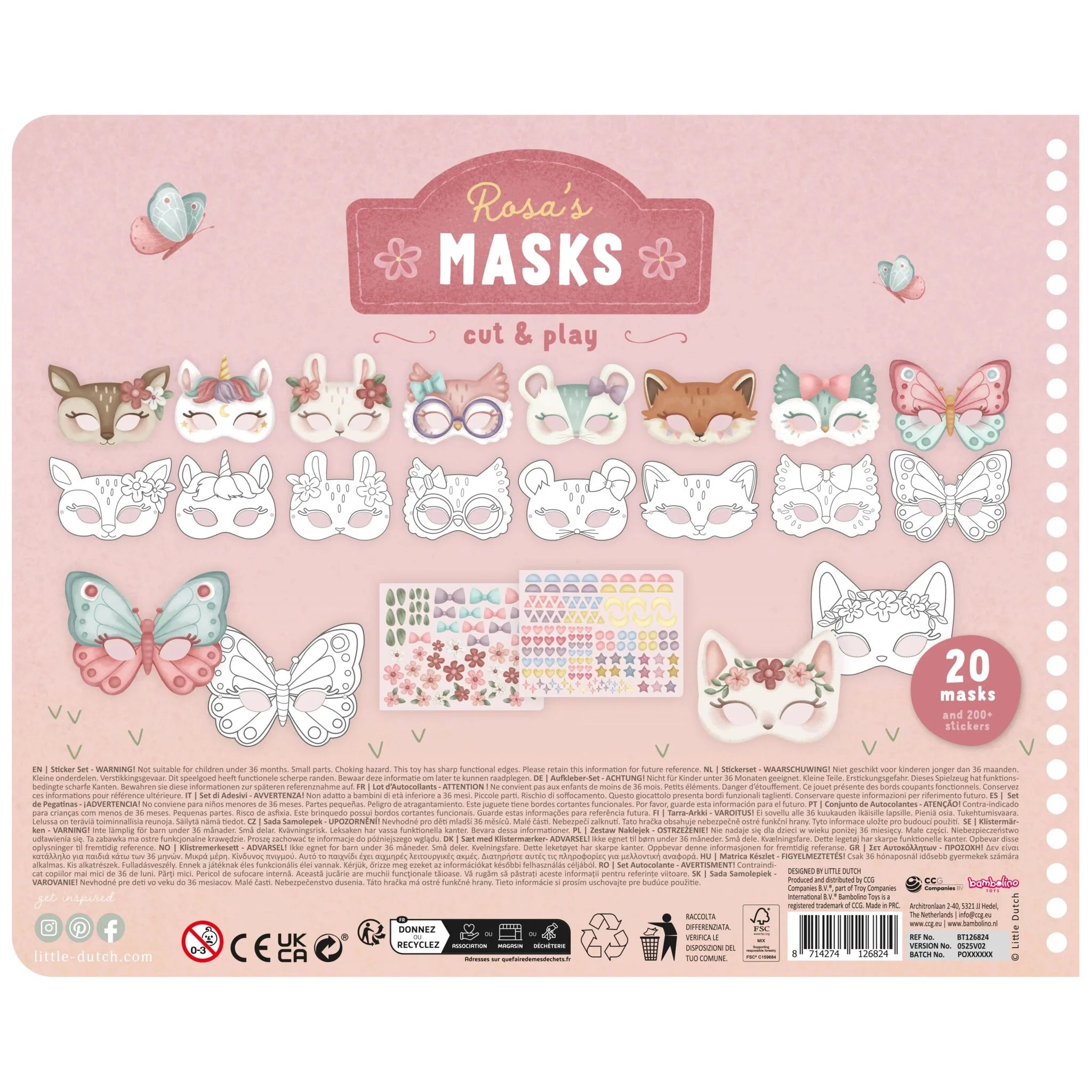 Little Dutch | Album Scrapbook Rosa | 126824